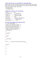 bài tập av phần mạo từ ppt