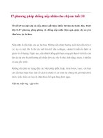 17 phương pháp chống nếp nhăn cho chị em tuổi 30 doc