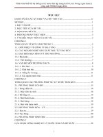 Tính toán, thiết kế trạm xử lý nước thải tập trung khu công nghiệp Linh Trung 3 công suất 5000m3 ngày.đêm