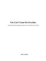 financial management advice for new law enforcement pptx