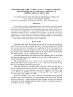 Hoàn thiện quy trình lên men lactic và sử dụng có hiệu quả phụ phẩm thủy hải sản trong chăn nuôi lợn tại Hải Bình - Tỉnh Gia - Thanh Hóa docx