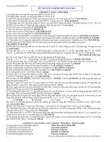 Ôn thi tốt nghiệp môn hóa 2012 potx
