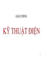 Giáo trình kỹ thuật điện _ chương 1 pptx