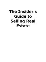 The Insider’s Guide to Selling Real Estate doc