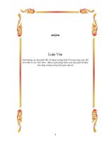 Luận Văn: Ảnh hưởng của lạm phát đối với tăng trưởng kinh tế trong công cuộc đổi mới kinh tế của Việt Nam - Một số giải pháp kiểm soát lạm phát để đảm bảo tăng trưởng trong thời gian sắp tới pdf