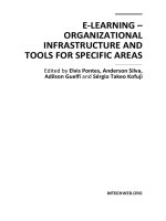 E-Learning-Organizational Infrastructure and Tools for Specific Areas potx