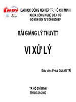 Bài giảng lý thuyết vi xử lý - Chương 2: Phần cứng vi điểu khiển 8051 potx