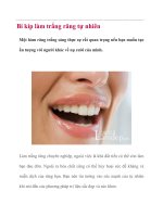 Bí kíp làm trắng răng tự nhiên potx