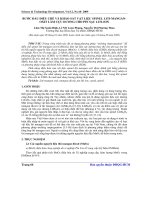 Báo cáo khoa học: Bước đầu điều chế và khảo sát vật liệu Spinel Liti-Mangan-Oxit làm cực dương cho pin sạc Liti-Ion pot