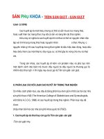 SẢN PHỤ KHOA - TIỀN SẢN GIẬT - SẢN GIẬT docx