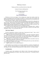 Marketing on AmazonTurning your fiction pot