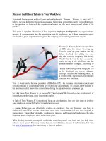 Discover the Hidden Talents in Your Workforce pdf