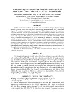 Nghiên cứu tạo nguồn thức ăn thô xanh chất lượng cao phục vụ phát triển chăn nuôi gia súc ăn cỏ tại Đồng Văn docx