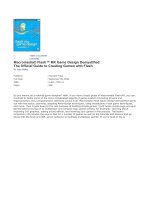 Macromedia Flash™ MX Game Design Demystified: The Official Guide to Creating Games with Flash ppt