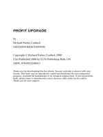 PROFIT UPGRADE by Richard Parkes pptx