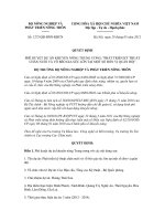 Quyết định số 1275/QĐ-BNN-KHCN docx