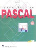 Tự học lập trình Pascal-Tập 4 doc