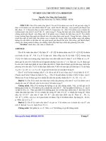 Báo cáo khoa học: Về một giả thuyết của Herstein ppt