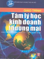 Tâm lý học kinh doanh thương mại pdf