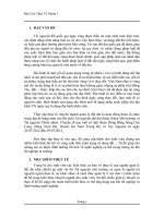 Báo cáo chuyên ngành quản lý đất đai 