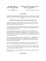 Quyết định số 1111/QĐ-BNN-XD ppt