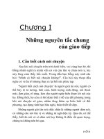 Những nguyên tắc chung của giao tiếp pptx