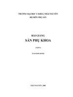Giáo trình: SẢN PHỤ KHOA doc