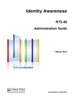 Identity Awareness R75.40 Administration Guide docx
