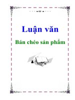 Tài Liệu: Bán chéo sản phẩm doc