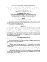 Nghiên cứu so sánh 3 loại môi trường đông lạnh tinh dịch bò phù hợp với tình hình sản xuất hiện nay pptx