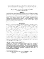 Nghiên cứu ảnh hưởng của việc sử dụng BENTONIT đến quá trình sinh trưởng, phát triển của gà Lương Phương nuôi thịt doc