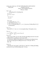 De thi tuyen sinh lop 10 TOAN Vinh Long doc