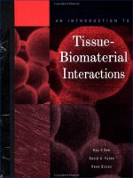 An Introduction To Tissue- Biomaterial Interactions pot