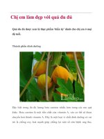 Chị em làm đẹp với quả đu đủ docx