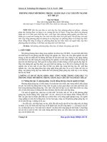 Báo cáo khoa học: Phương pháp mô phỏng trong giảng dạy các chuyên ngành kỹ thuật pptx