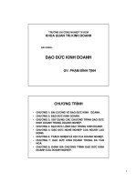 BÀI GIẢNG:ĐẠO ĐỨC KINH DOANH docx