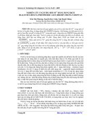 Báo cáo khoa học: Nghiên cứu tách thu hồi Ni2+ bằng dung dịch Di-(2-ethylhexyl) phosphoric axit (HDEHP) trong N-heptan docx
