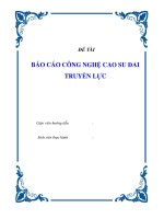 BÁO CÁO CÔNG NGHỆ CAO SU ĐAI TRUYỀN LỰC doc