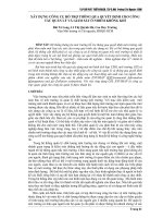 Báo cáo khoa học: Xây dựng công cụ hỗ trợ thông qua quyết định cho công tác quản lý và giám sát ô nhiễm không khí potx