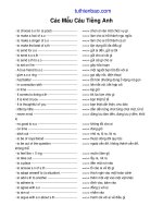 Các mẫu câu Tiếng Anh docx