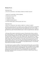 Beating Poverty a have to for have nots docx