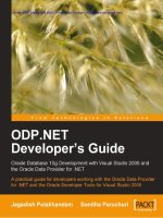 ODP.NET Developer''''s Guide: Oracle Database 10g Development with Visual Studio 2005 and the Oracle Data Provider for .NET pot