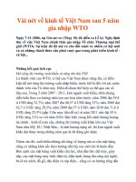 Vài nét về kinh tế Việt Nam sau 5 năm gia nhập WTO potx