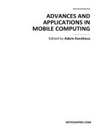ADVANCES AND APPLICATIONS IN MOBILE COMPUTING pptx