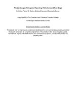 The Landscape of Integrated Reporting: Reflections and Next Steps Edited by Robert G. Eccles doc