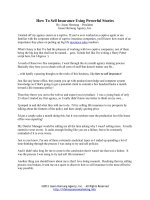 the news in insurance marketing how to sell insurance docx