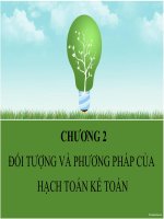 NGUYÊN LÝ KẾ TOÁN (ThS. Nguyễn Thu) - Chương 2 potx