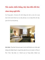 Nếu muốn chiến thắng, hãy làm điều đối thủ chưa từng nghĩ đến docx