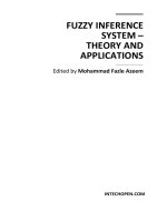 FUZZY INFERENCE SYSTEM – THEORY AND APPLICATIONS doc