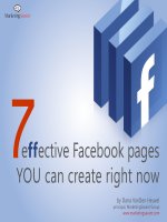 7 effective Facebook pages you can create right now pot